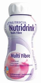NUTRIDRINK MULTI FIBRE MANSIKKA X4x200 ml