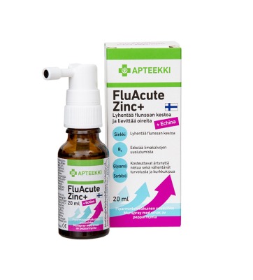 Apteekki FluAcute Zinc+ echina-piparminttu 20 ml