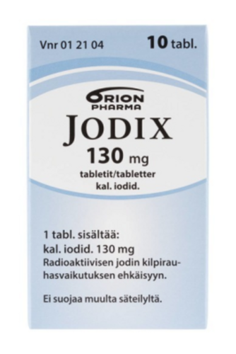 JODIX tabletti 130 mg 10 kpl