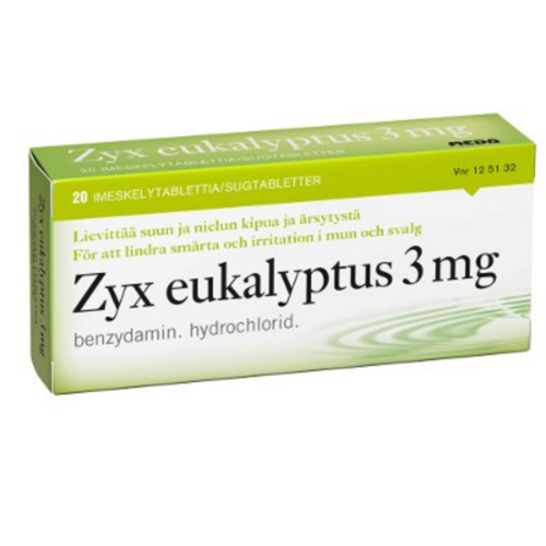 ZYX EUKALYPTUS imeskelytabletti 3 mg 20 fol