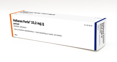 VOLTAREN FORTE geeli 23,2 mg/g 150 g
