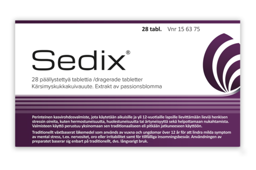 Sedix tabletti 200 mg R31589FI 28 fol