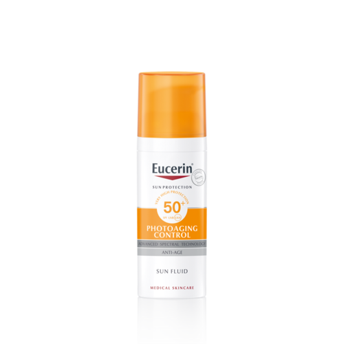 Eucerin Photoaging Sun Fluid SPF50+ aurinkovoide ikääntyvälle iholle 50 ml