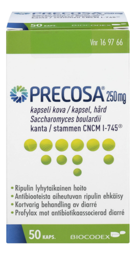 PRECOSA kapseli, kova 250 mg 50 kpl