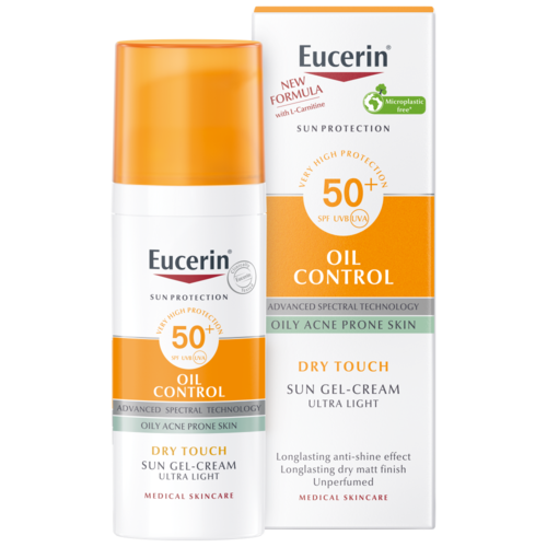 Eucerin Sun Gel-Cream Oil Control SPF50+ pullo 50 ml