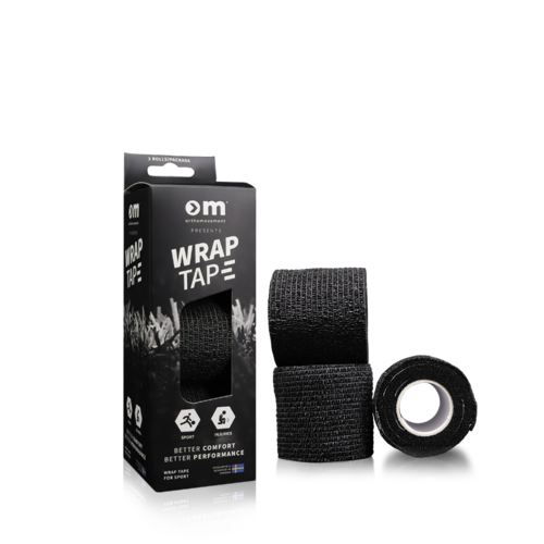 OM Wrap Tape 5cm/4,5m - Black 3 kpl