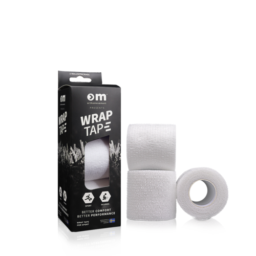 OM Wrap Tape 5cm/4,5m - White 3 kpl