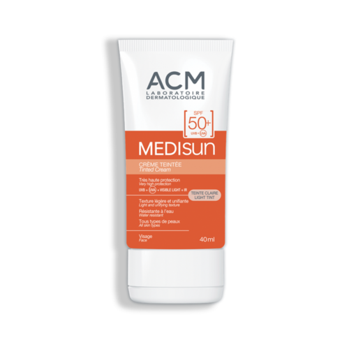 ACM Medisun SPF50+ cream kevyt sävy aurinkovoide 40 ml